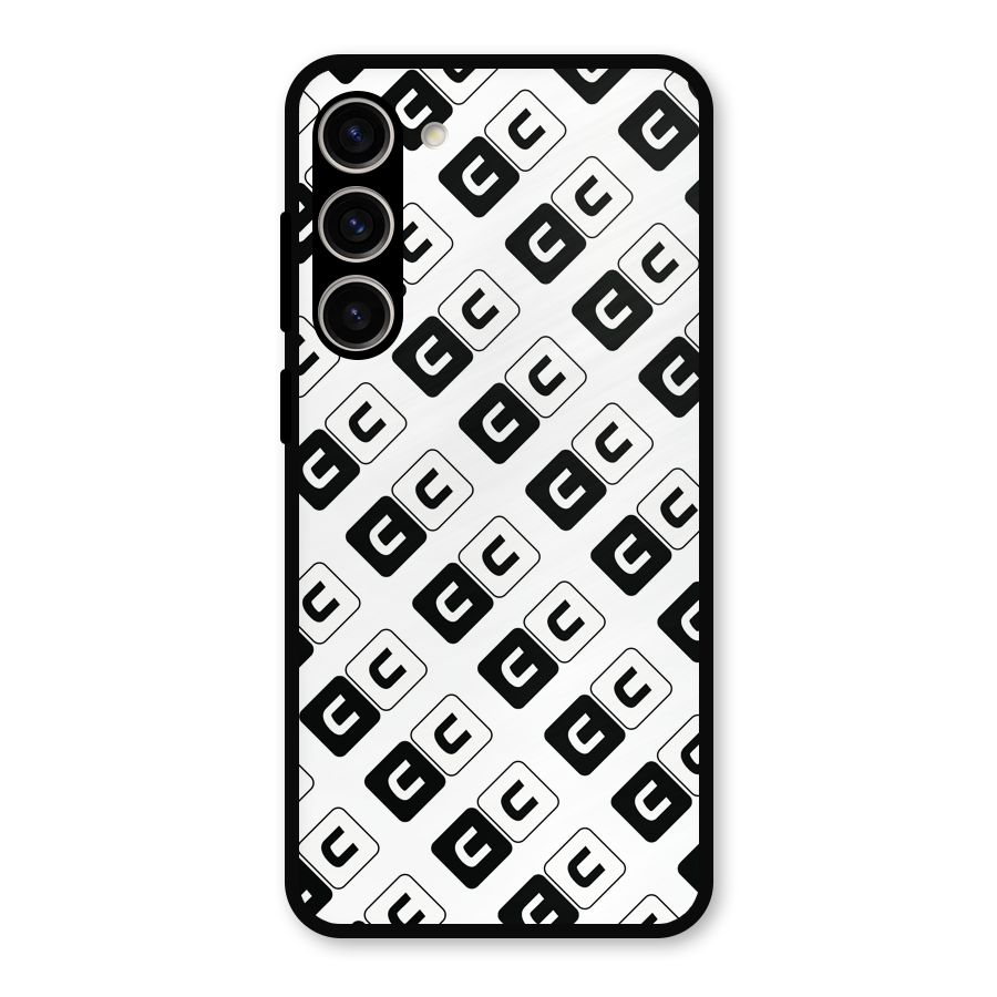 CoversCart Diagonal Banner Metal Back Case for Galaxy S23 Plus