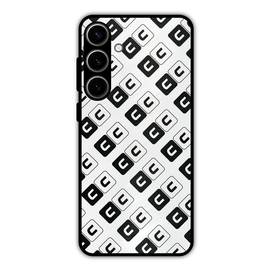 CoversCart Diagonal Banner Metal Back Case for Galaxy S24 Plus