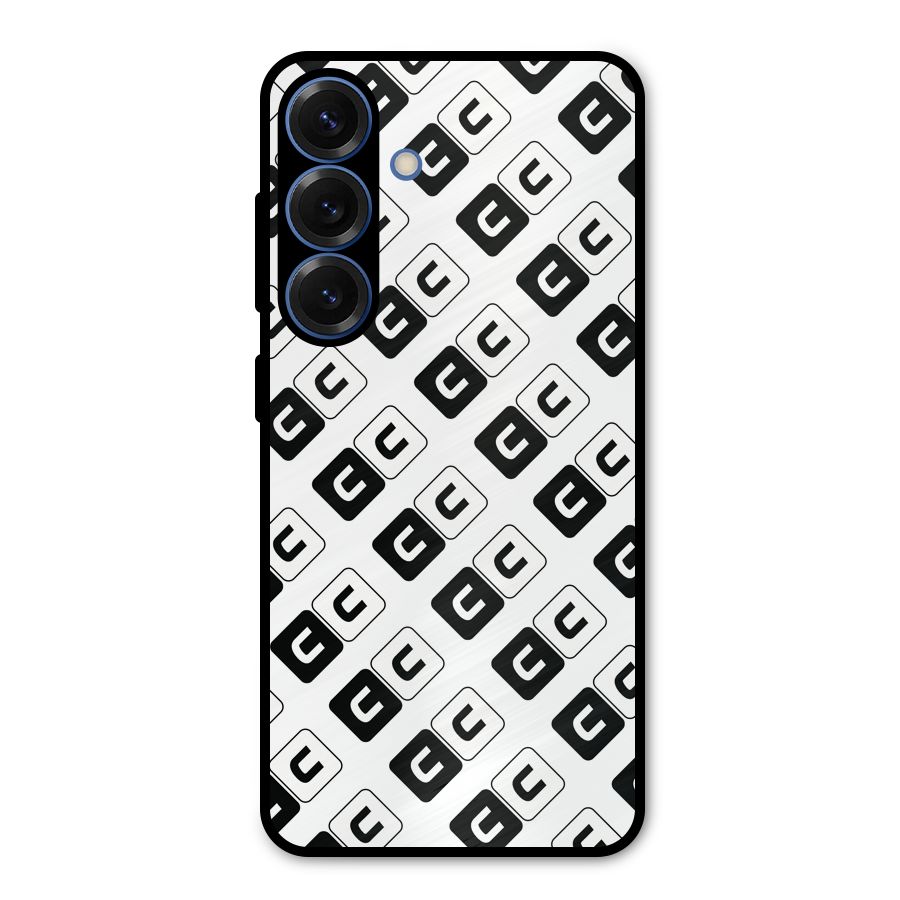 CoversCart Diagonal Banner Metal Back Case for Galaxy S25