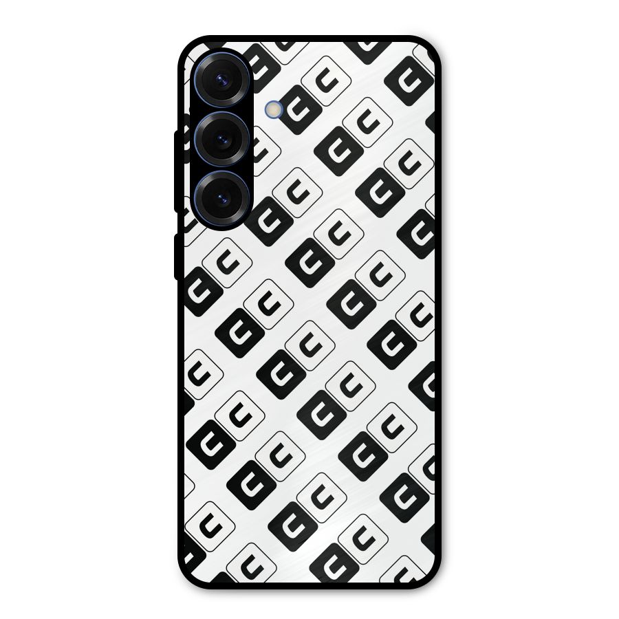 CoversCart Diagonal Banner Metal Back Case for Galaxy S25 Plus