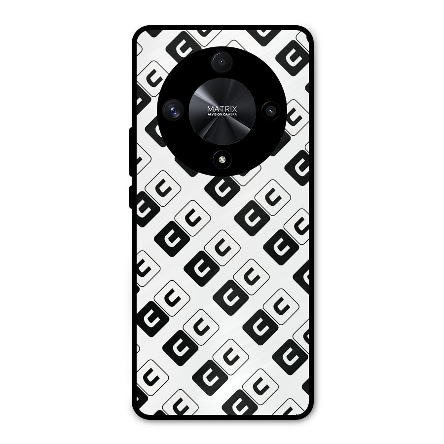 CoversCart Diagonal Banner Metal Back Case for Honor X9b