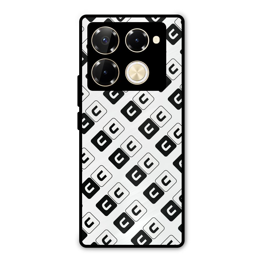 CoversCart Diagonal Banner Metal Back Case for Infinix Note 40 Pro Plus