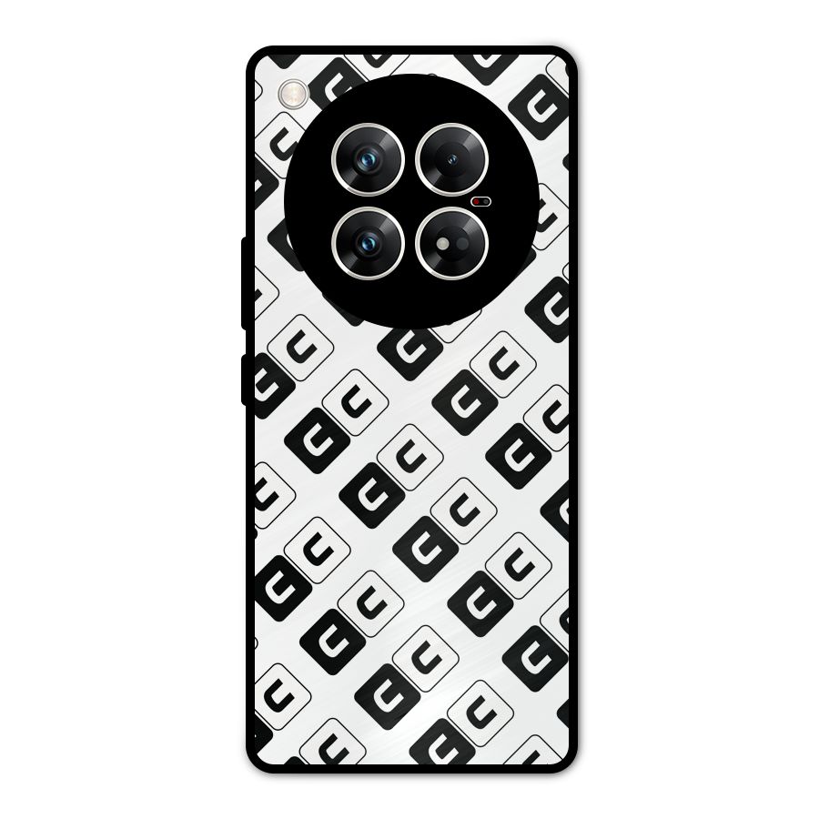 CoversCart Diagonal Banner Metal Back Case for Infinix Zero 40 5G