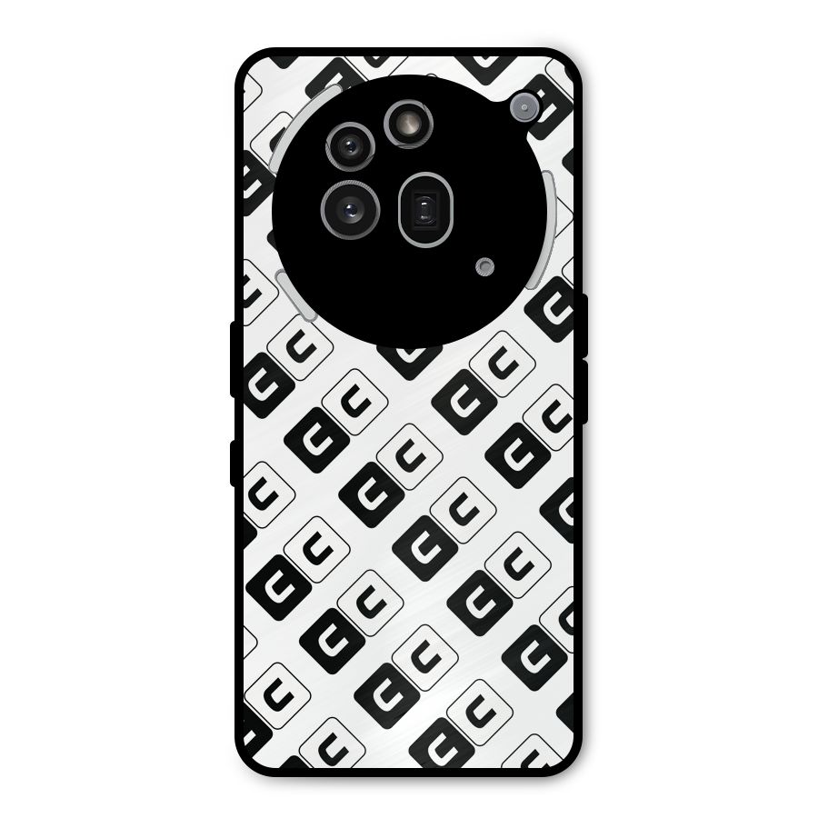 CoversCart Diagonal Banner Metal Back Case for Nothing Phone 3a Pro