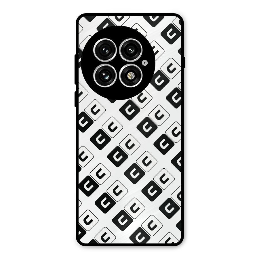 CoversCart Diagonal Banner Metal Back Case for OnePlus 13