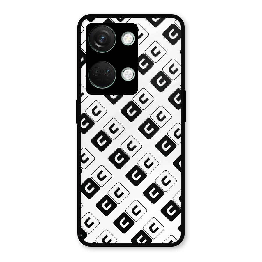 CoversCart Diagonal Banner Metal Back Case for OnePlus Nord 3