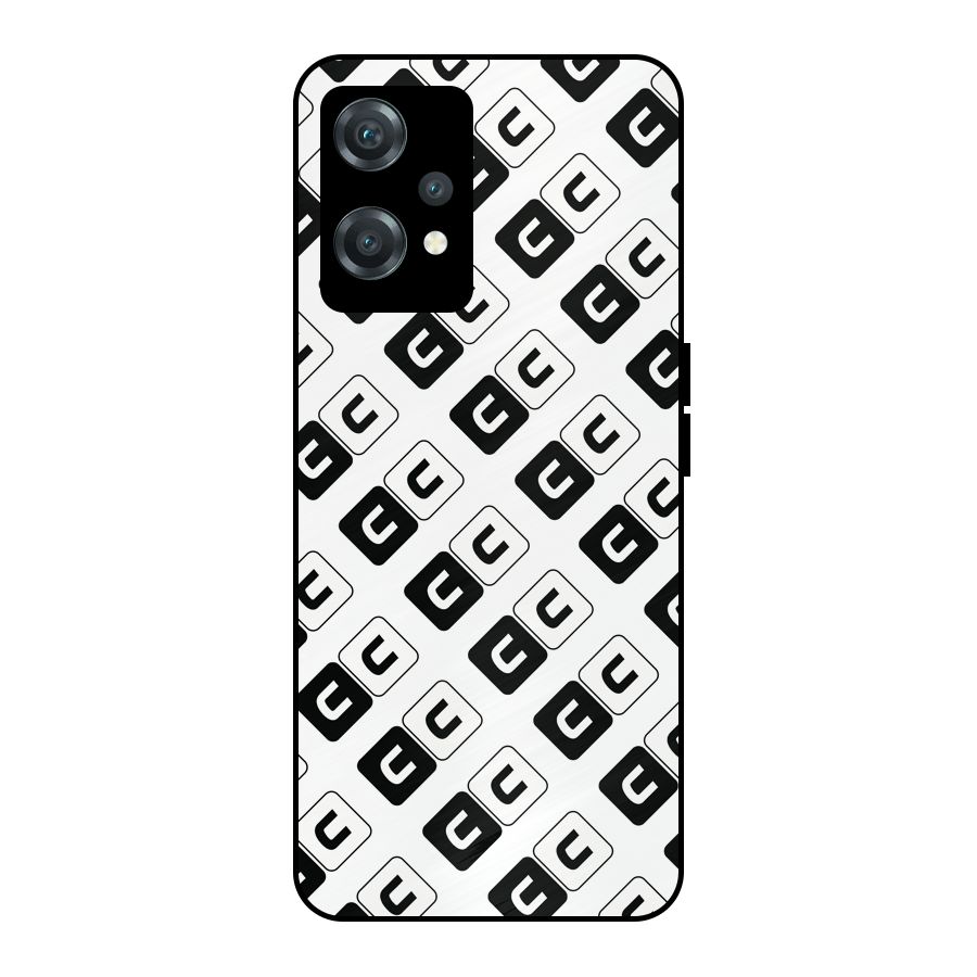 CoversCart Diagonal Banner Metal Back Case for OnePlus Nord CE 2 Lite 5G