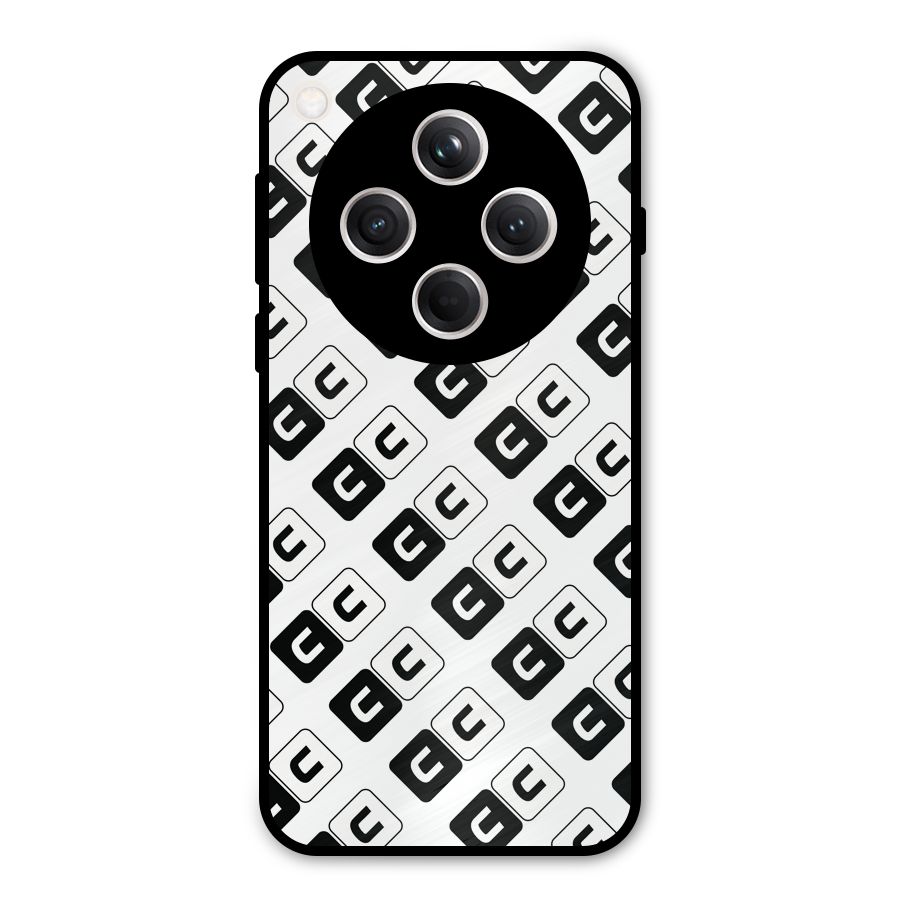 CoversCart Diagonal Banner Metal Back Case for Oppo Find X8