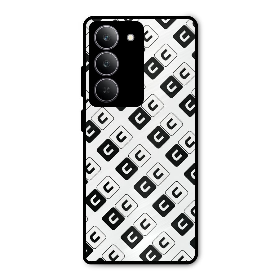CoversCart Diagonal Banner Metal Back Case for Realme 14x