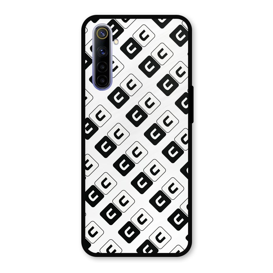 CoversCart Diagonal Banner Metal Back Case for Realme 6i