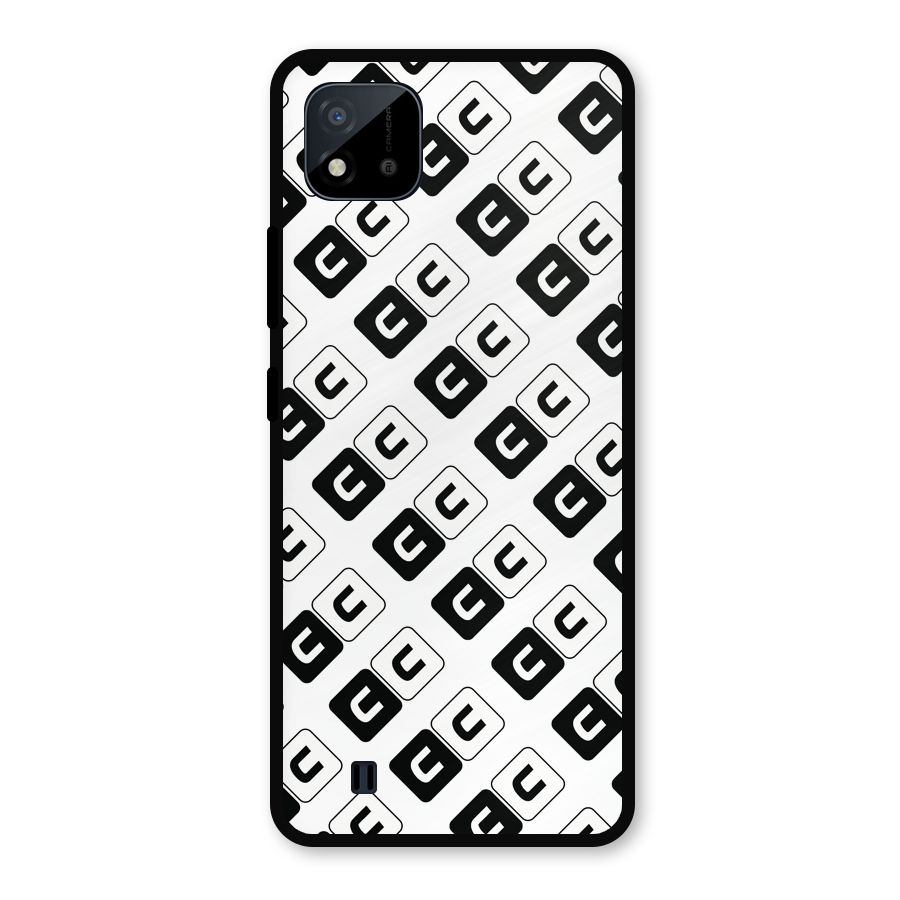 CoversCart Diagonal Banner Metal Back Case for Realme C11 2021