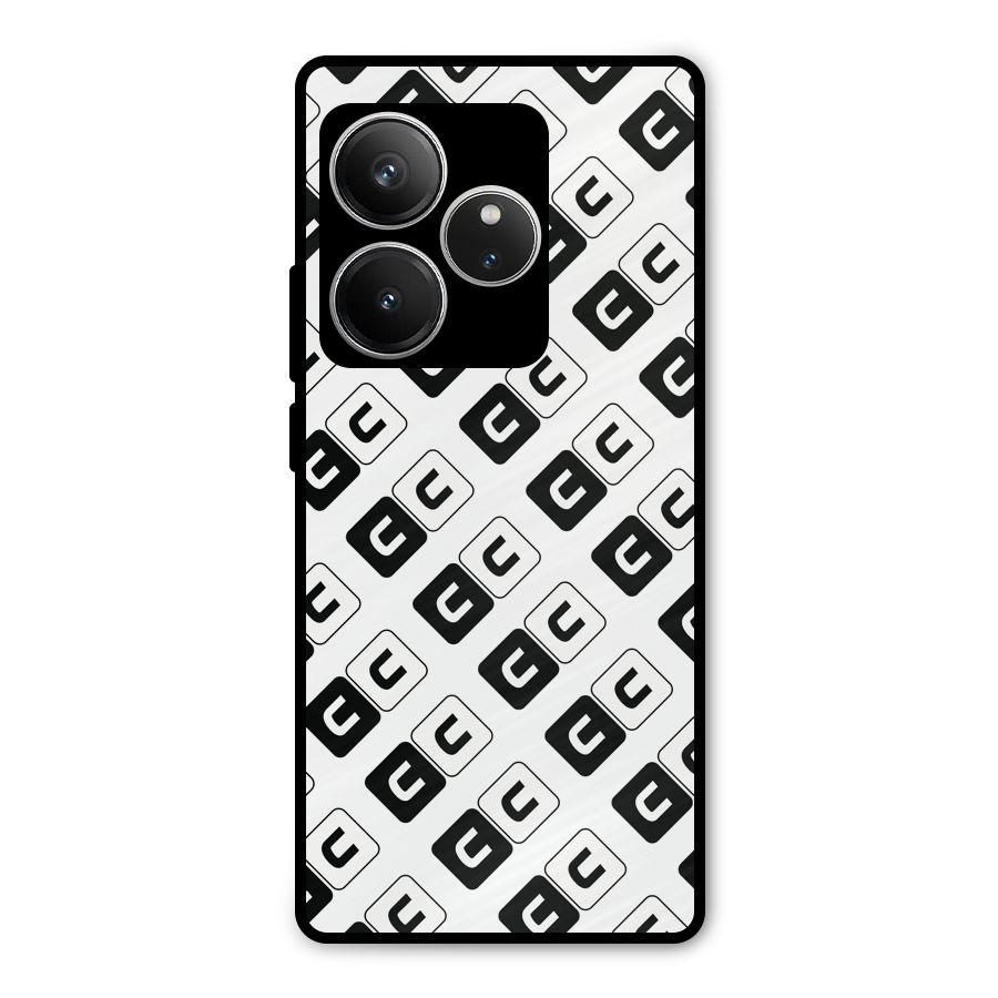 CoversCart Diagonal Banner Metal Back Case for Realme GT 6