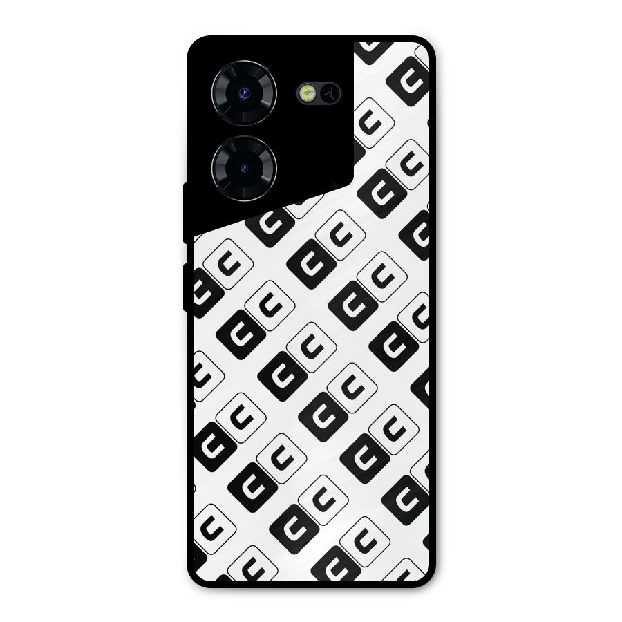 CoversCart Diagonal Banner Metal Back Case for Tecno Pova 5 Pro 5G