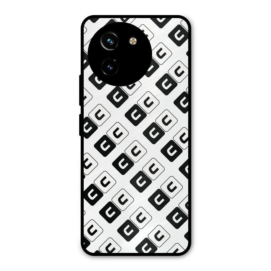 CoversCart Diagonal Banner Metal Back Case for Vivo T3x
