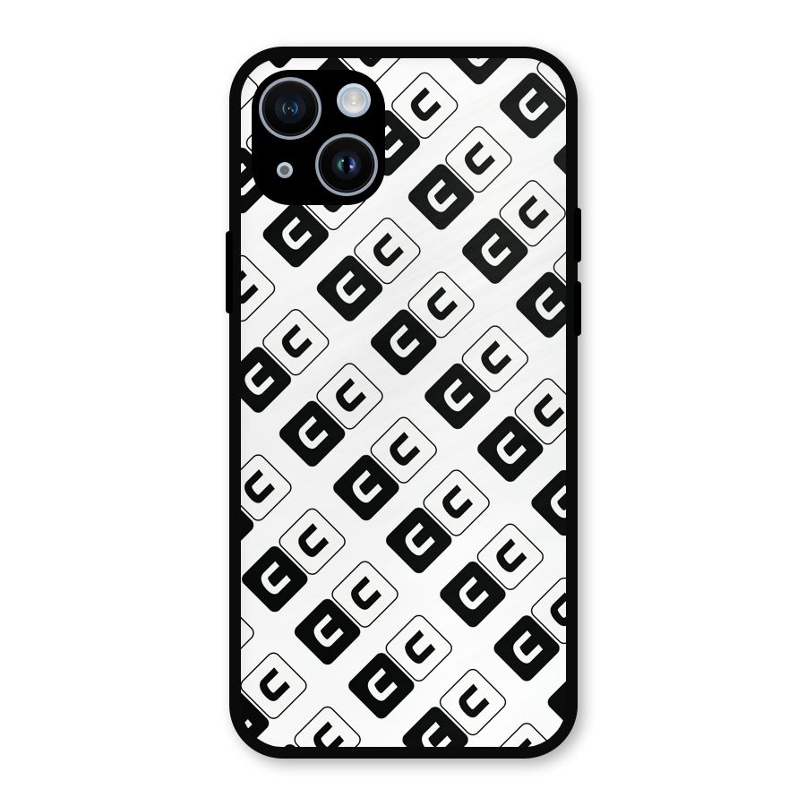CoversCart Diagonal Banner Metal Back Case for iPhone 14