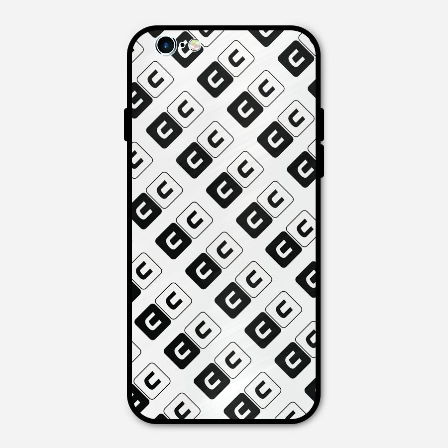 CoversCart Diagonal Banner Metal Back Case for iPhone 6 6s