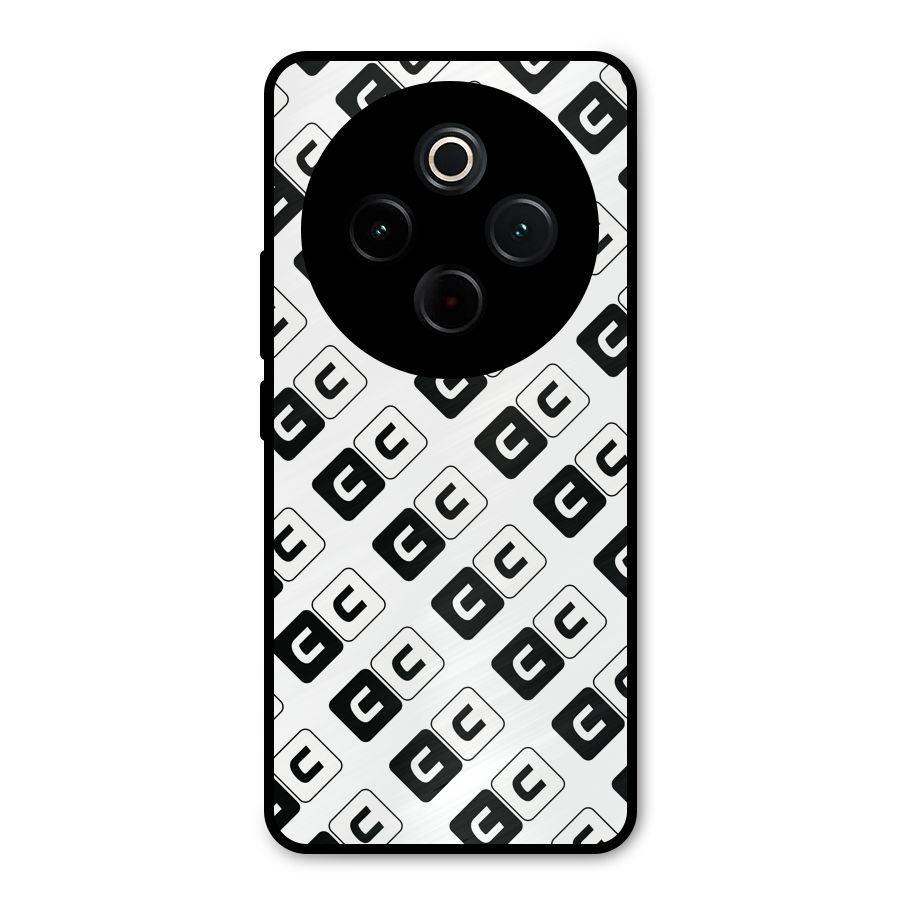 CoversCart Diagonal Banner Metal Back Case for iQOO Z10