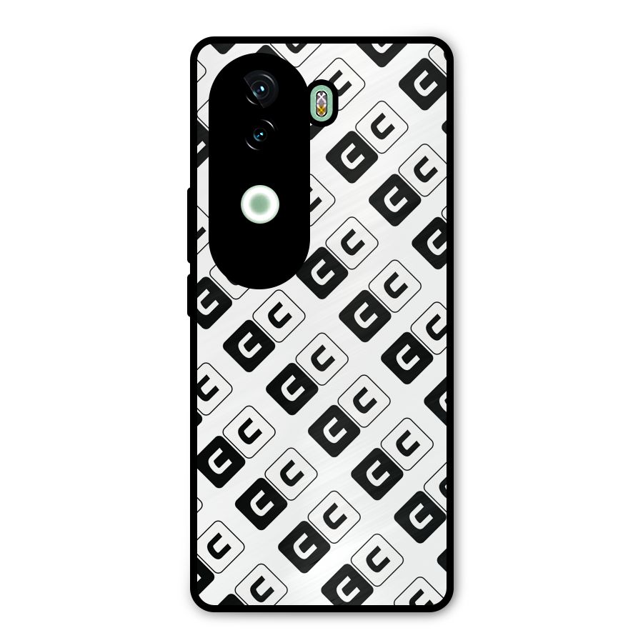CoversCart Diagonal Banner Metal Back Case for iQOO Z9s