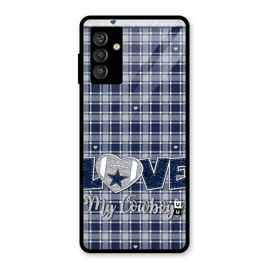 Cowboy Love Glass Back Case for Galaxy M13