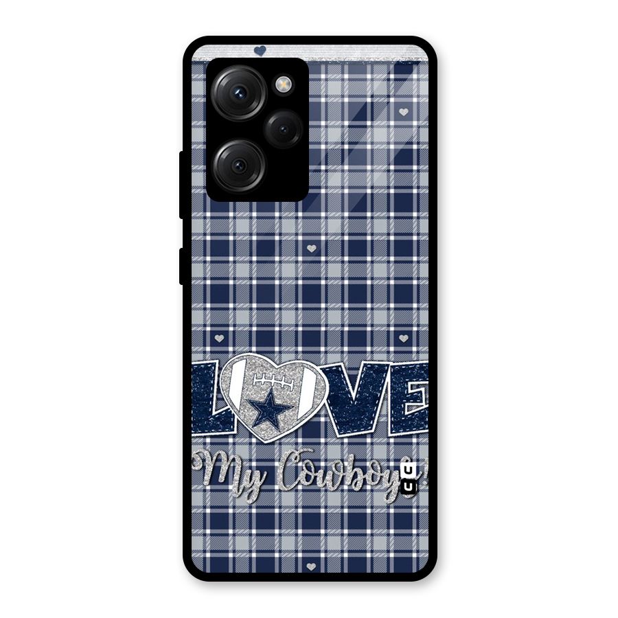Cowboy Love Glass Back Case for Poco X5 Pro