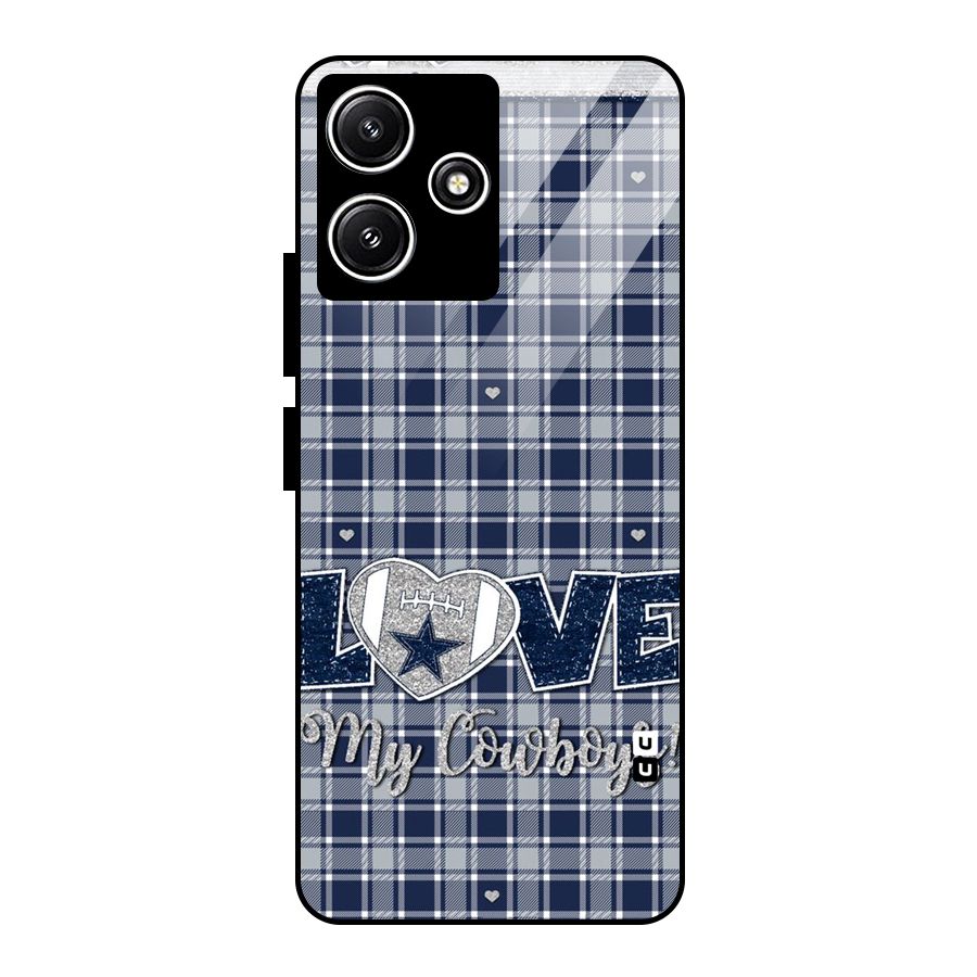 Cowboy Love Glass Back Case for Redmi 12 5G