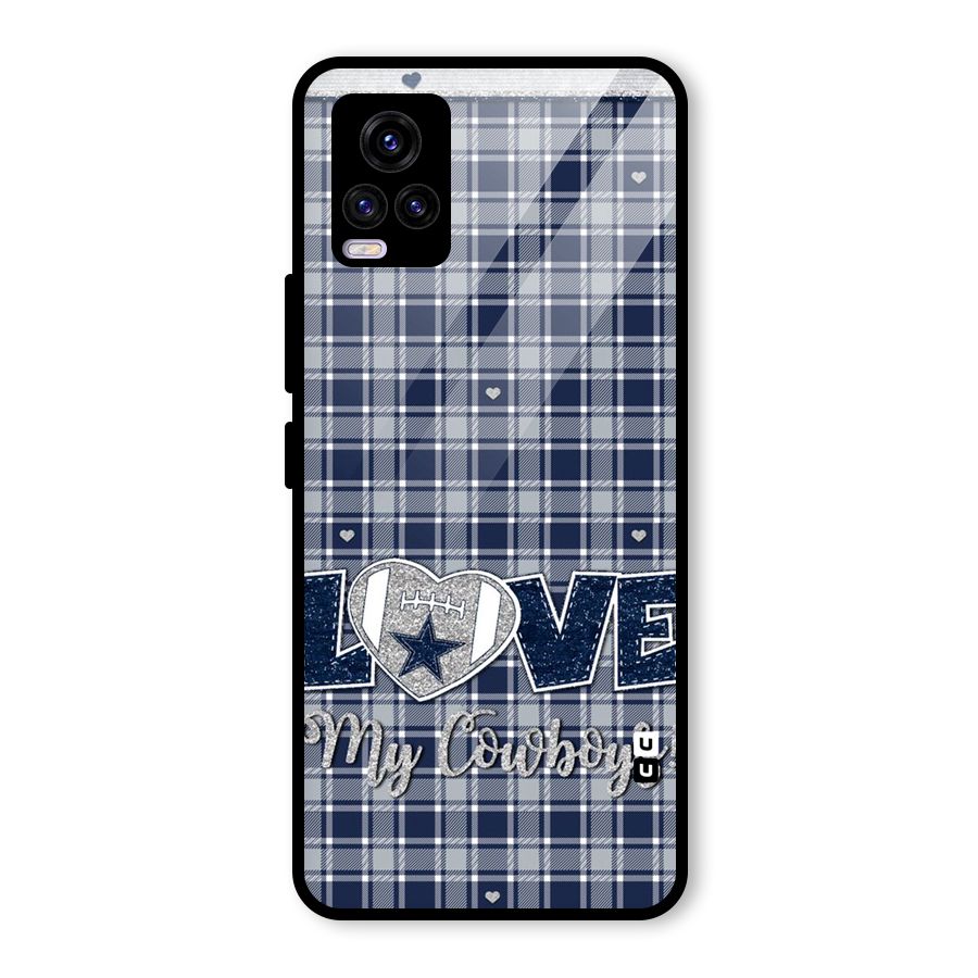 Cowboy Love Glass Back Case for Vivo V20 2021