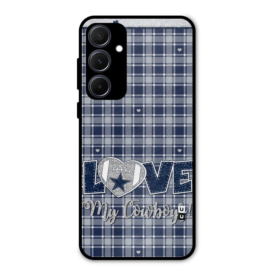 Cowboy Love Metal Back Case for Galaxy A35