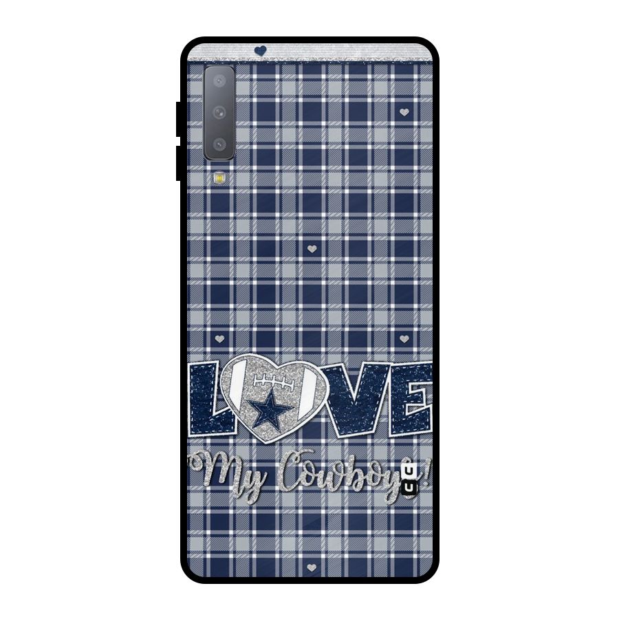 Cowboy Love Metal Back Case for Galaxy A7 (2018)