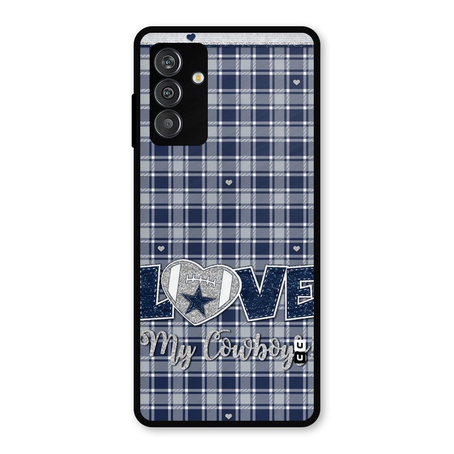 Cowboy Love Metal Back Case for Galaxy M13