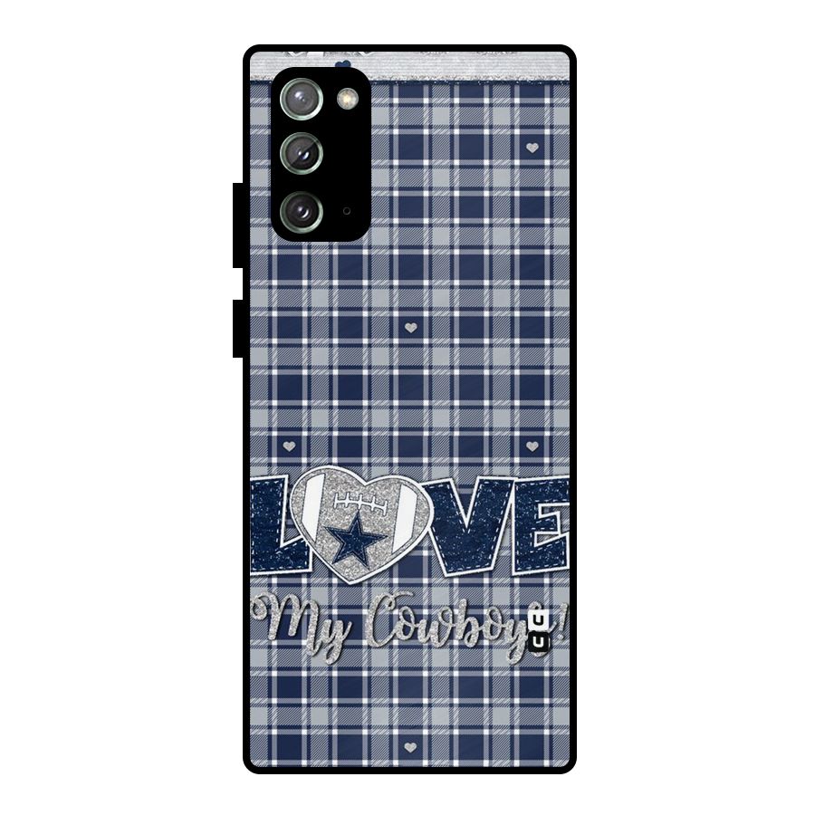 Cowboy Love Metal Back Case for Galaxy Note 20