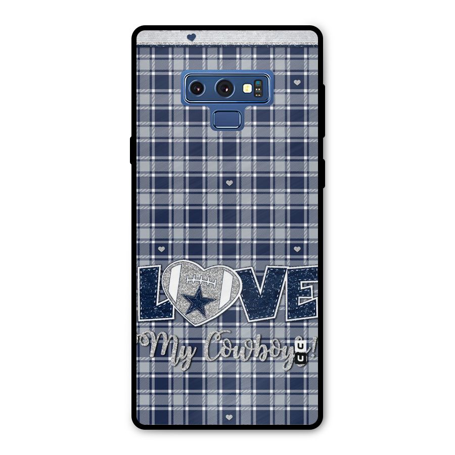 Cowboy Love Metal Back Case for Galaxy Note 9