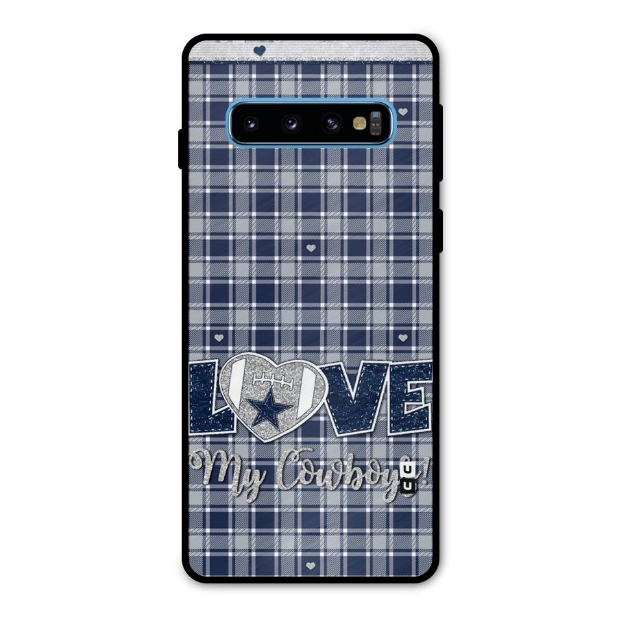 Cowboy Love Metal Back Case for Galaxy S10