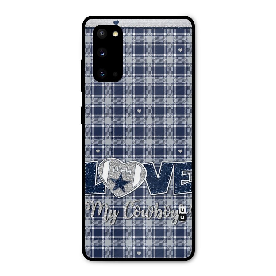 Cowboy Love Metal Back Case for Galaxy S20