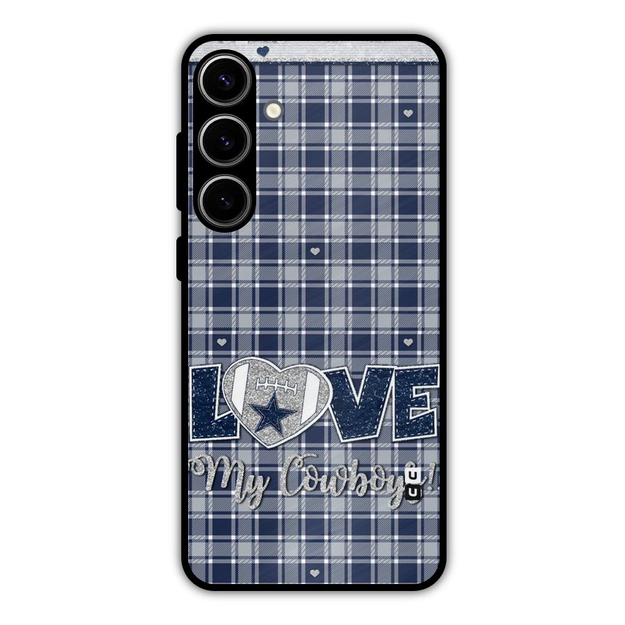 Cowboy Love Metal Back Case for Galaxy S24 Plus