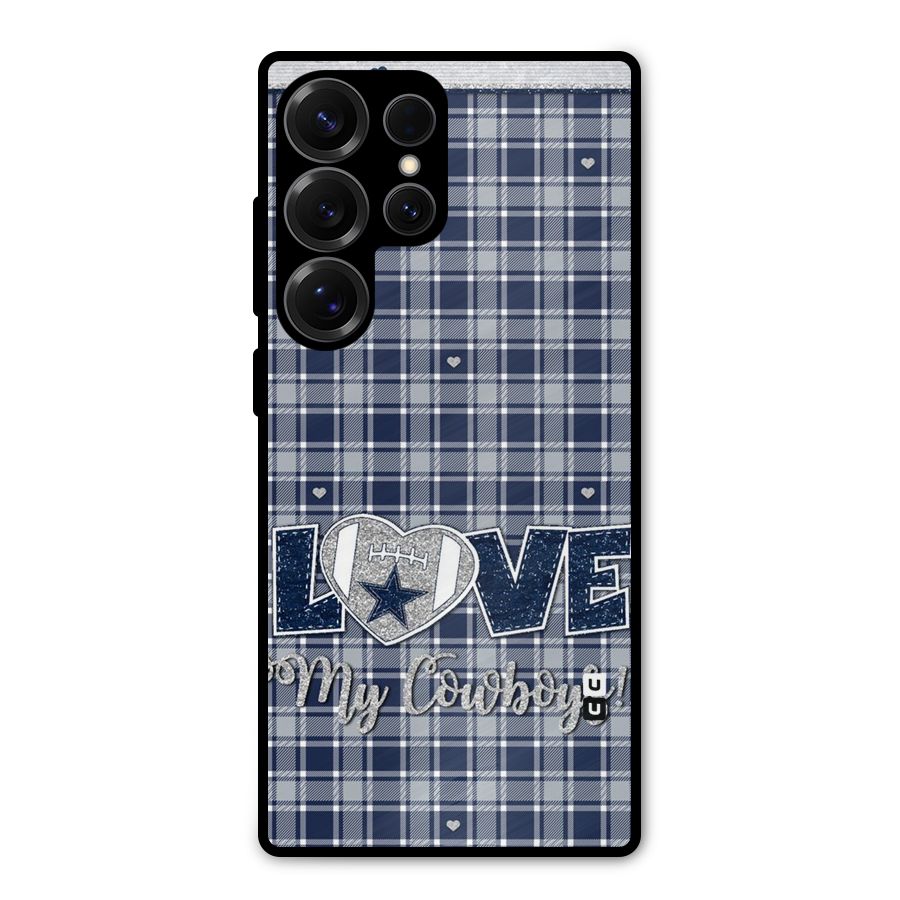 Cowboy Love Metal Back Case for Galaxy S25 Ultra
