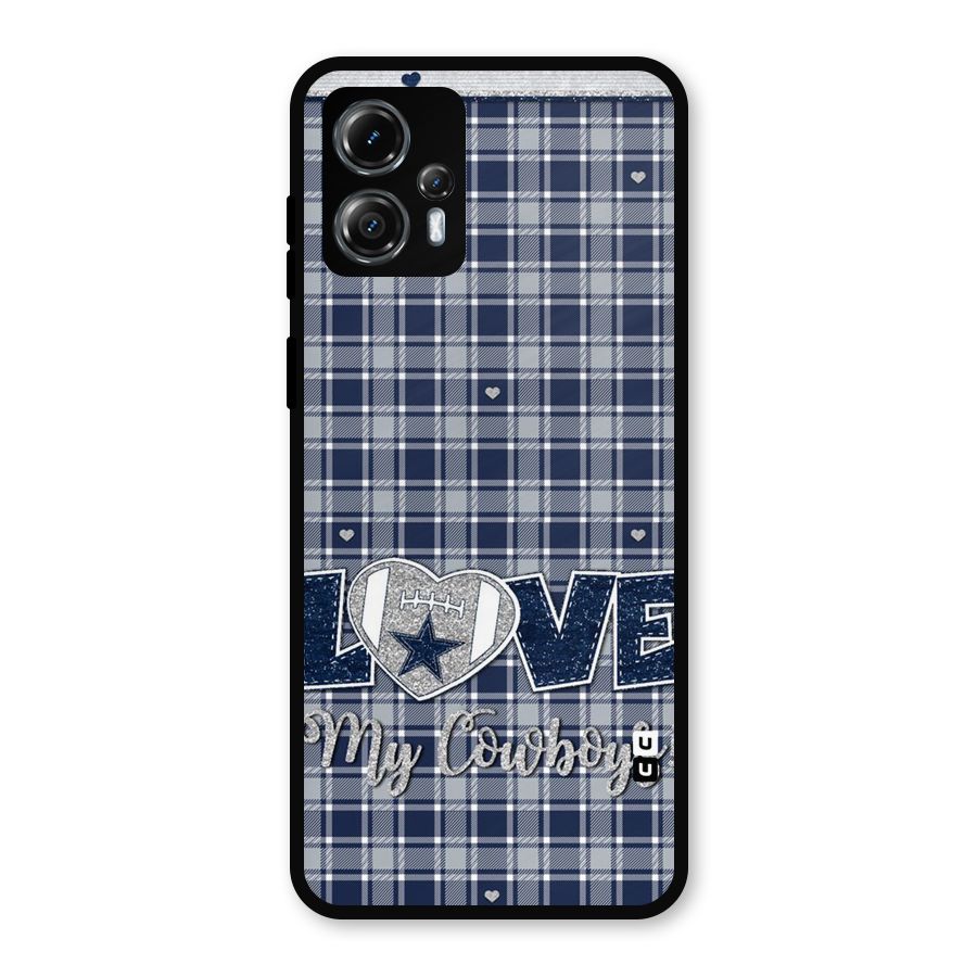 Cowboy Love Metal Back Case for Moto G13