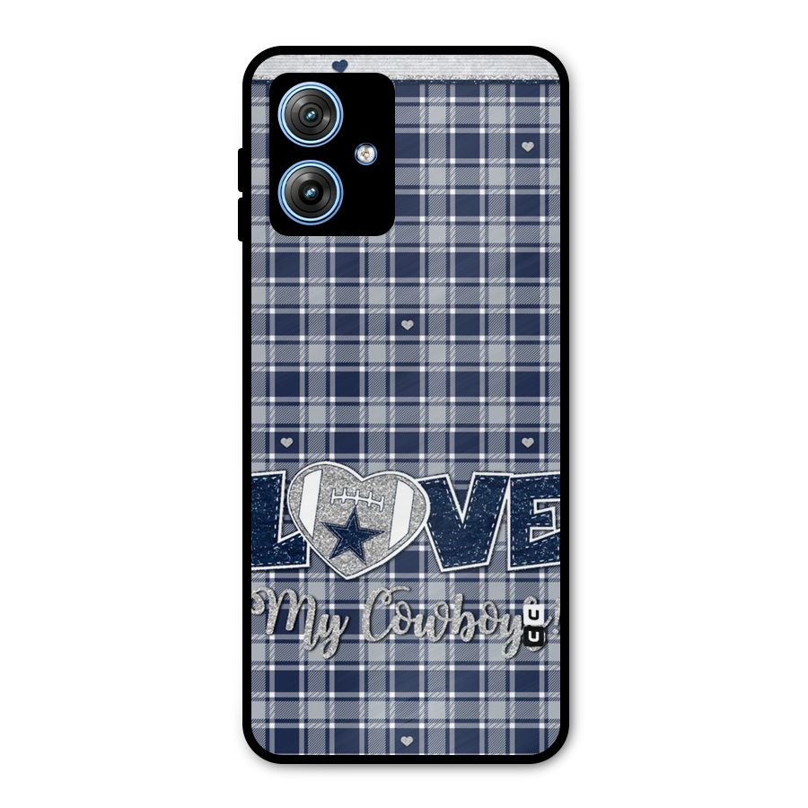Cowboy Love Metal Back Case for Moto G54