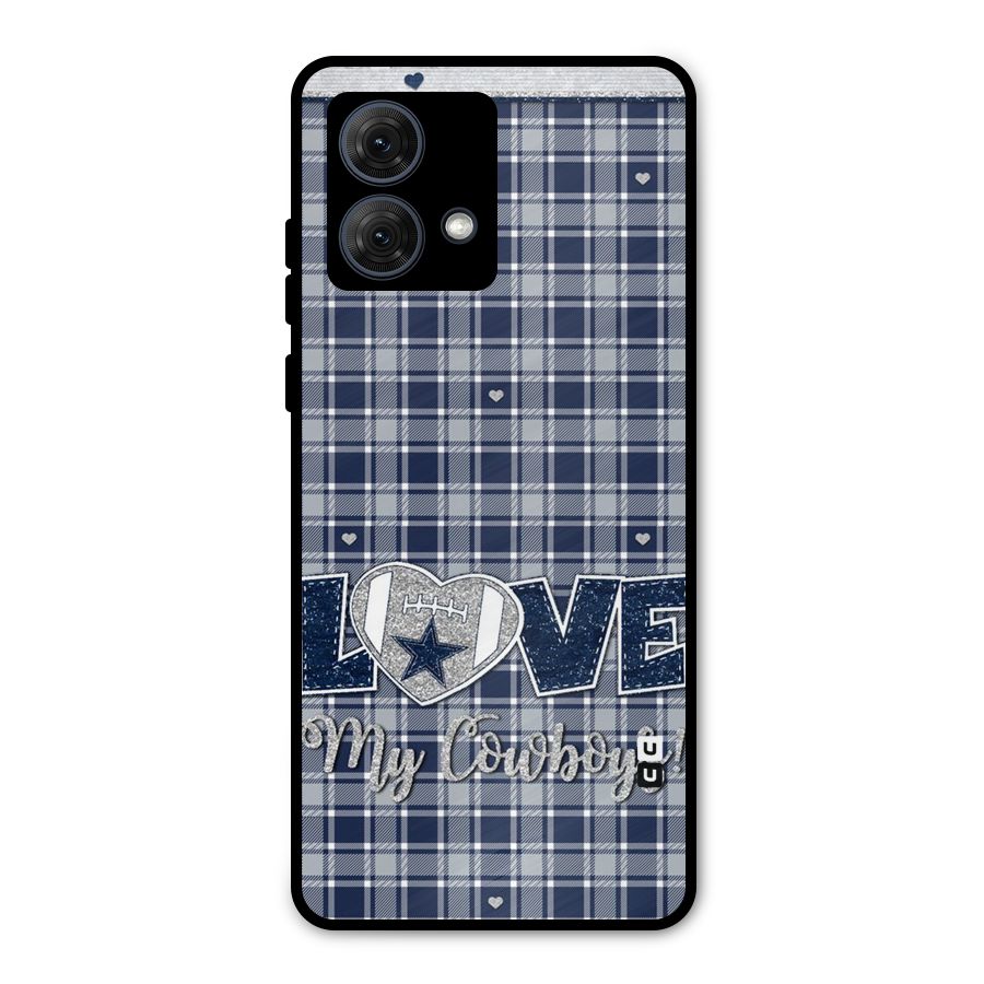 Cowboy Love Metal Back Case for Moto G84