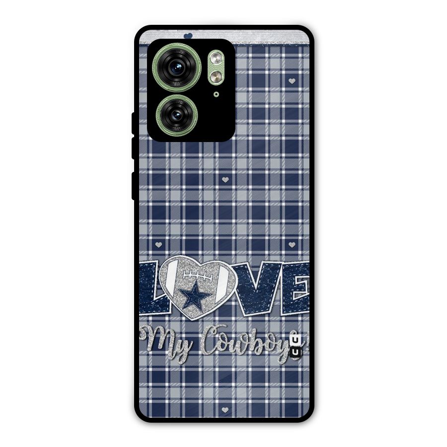 Cowboy Love Metal Back Case for Motorola Edge 40 5G