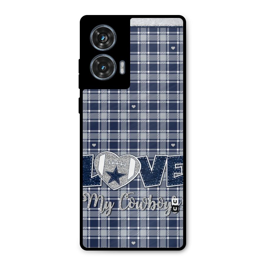 Cowboy Love Metal Back Case for Motorola Edge 50 Fusion