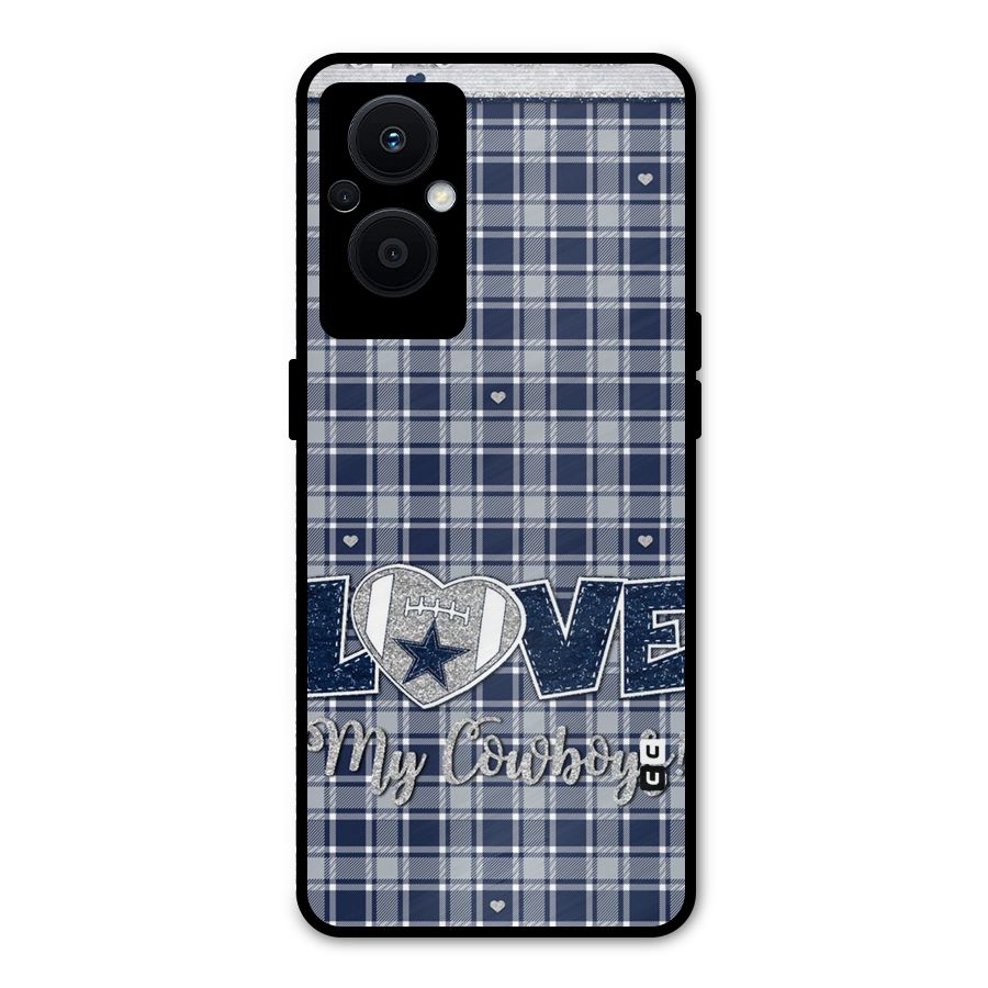Cowboy Love Metal Back Case for Oppo F21 Pro 5G