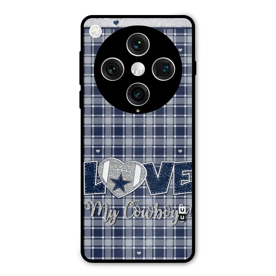 Cowboy Love Metal Back Case for Oppo Find X8 Pro