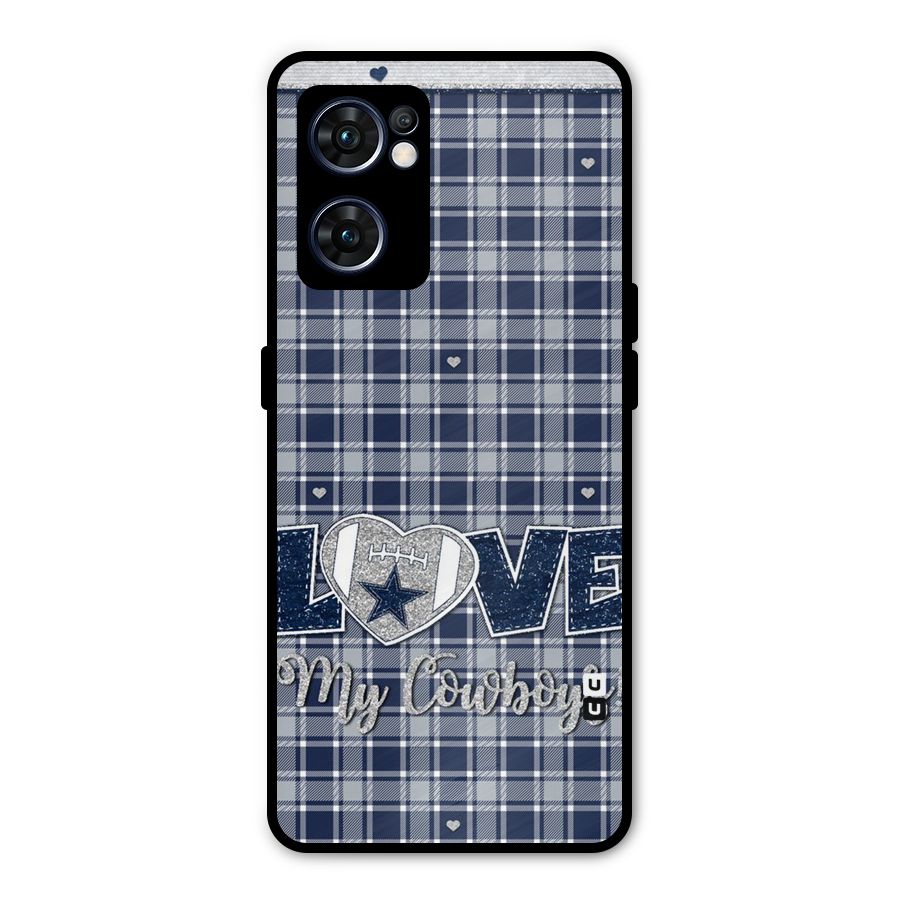 Cowboy Love Metal Back Case for Oppo Reno7 5G