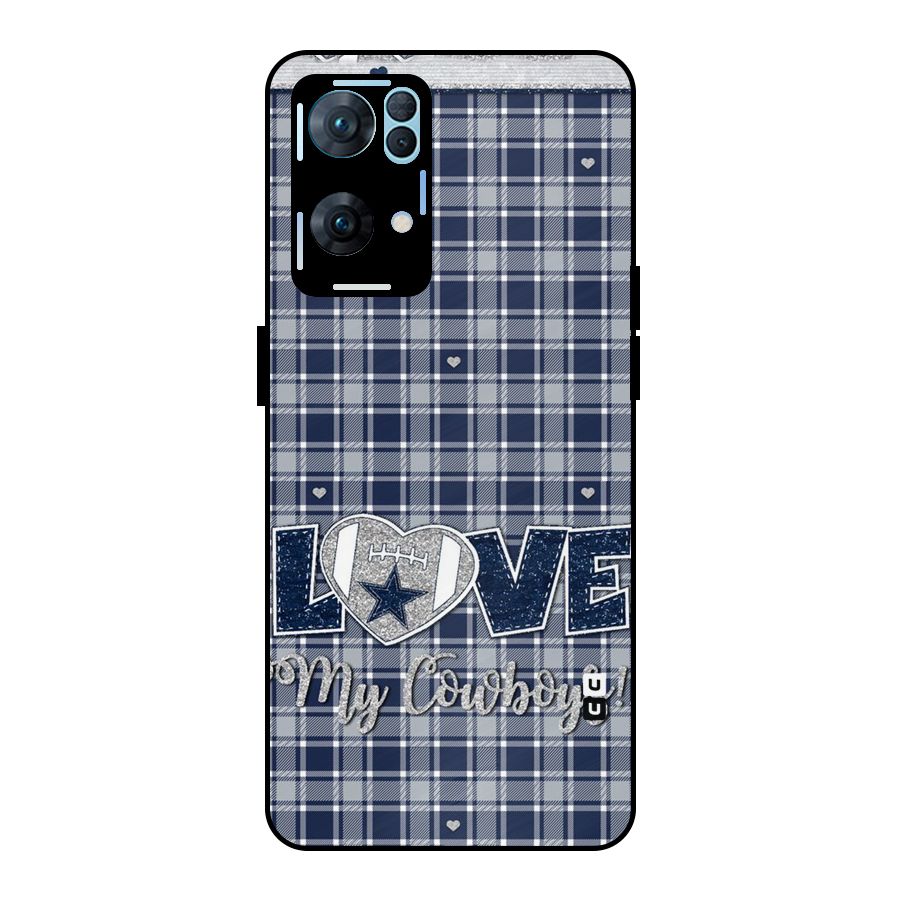 Cowboy Love Metal Back Case for Oppo Reno7 Pro 5G