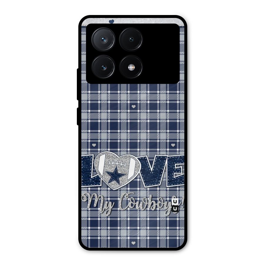 Cowboy Love Metal Back Case for Poco X6 Pro