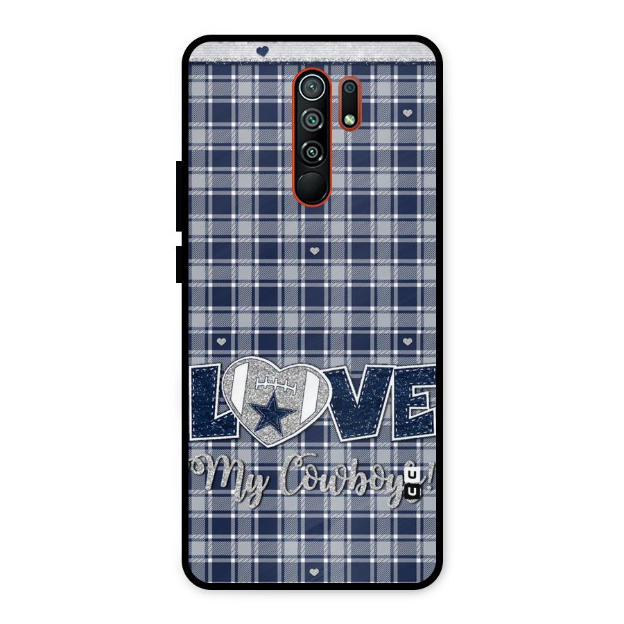 Cowboy Love Metal Back Case for Redmi 9 Prime