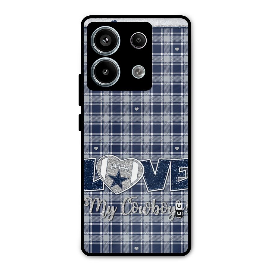 Cowboy Love Metal Back Case for Redmi Note 13 Pro 5G