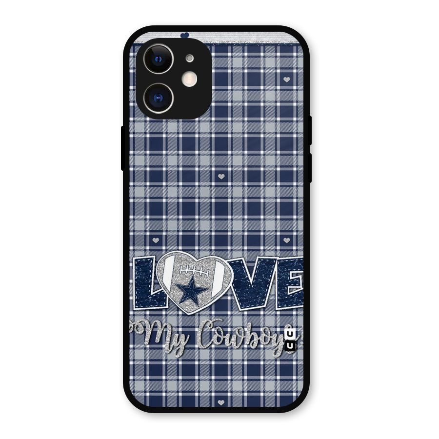 Cowboy Love Metal Back Case for iPhone 12