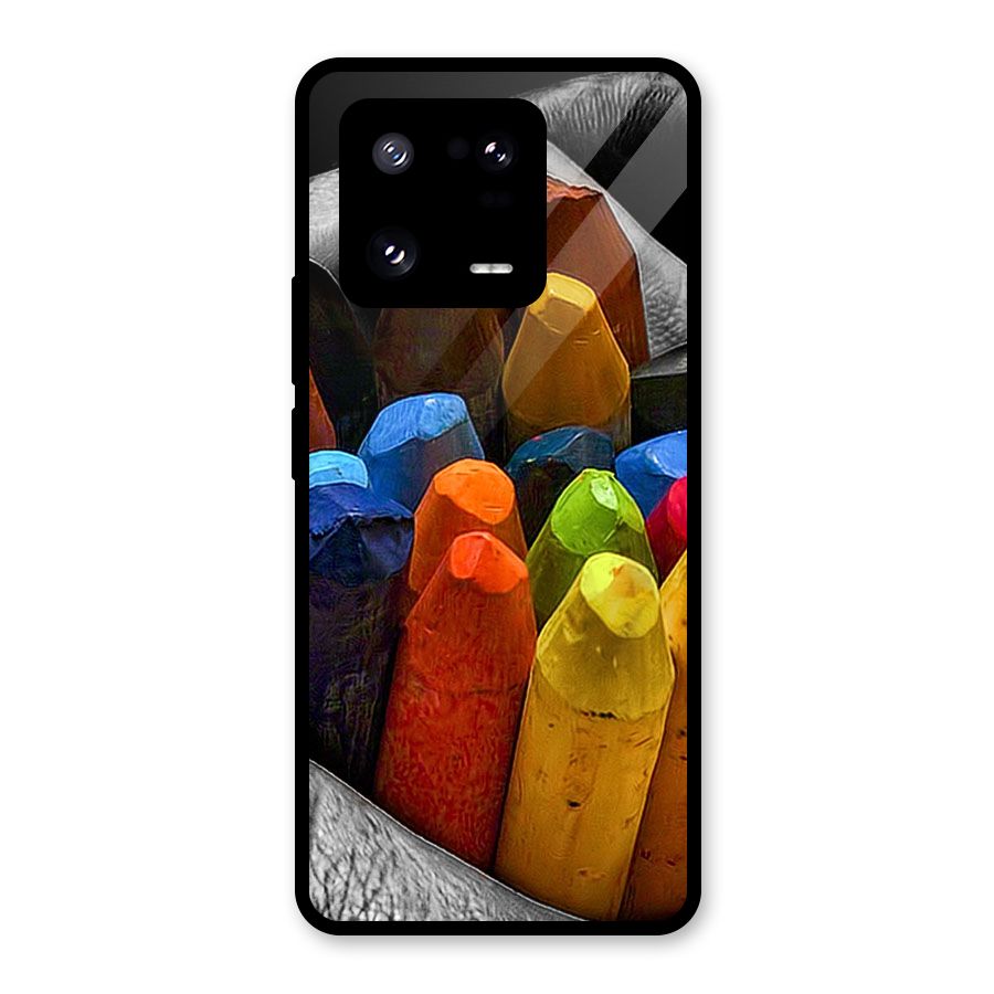 Crayons Beautiful Glass Back Case for Xiaomi 13 Pro