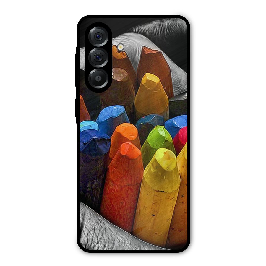 Crayons Beautiful Metal Back Case for Galaxy A56